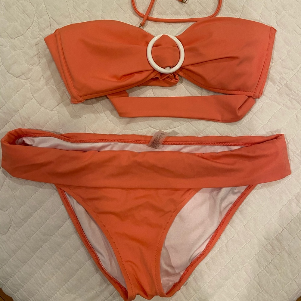Coral Victoria’s Secret bikini size Large